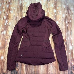 Lululemon Athletica Down For It All Jacket
Dark Adobe Size 6